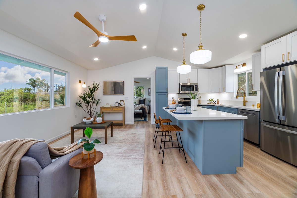 Brand-new 2026 home on a fenced lot in Tiki Gardens, Pahoa